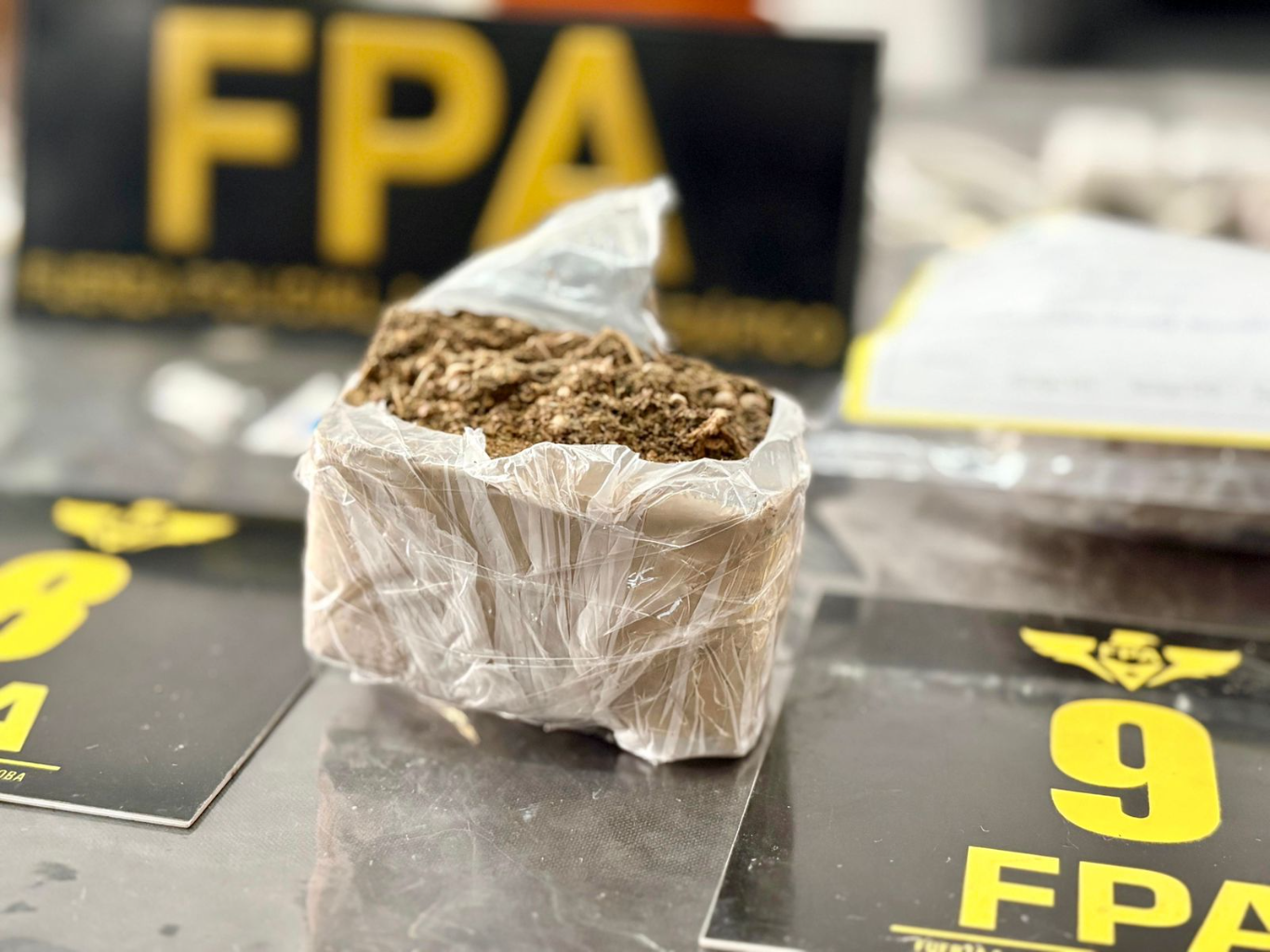 Quisieron arrojar droga y celulares a la cárcel y los detuvieron