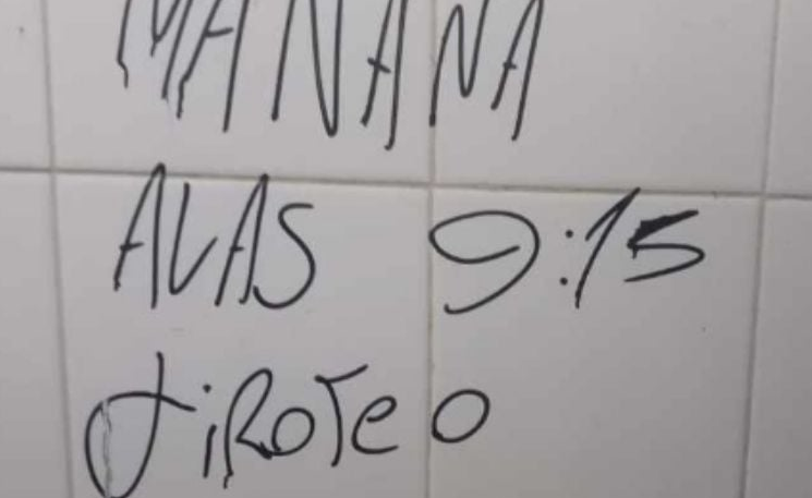 Hubo amenazas en ocho escuelas y cuatro jóvenes fueron identificados por los hechos