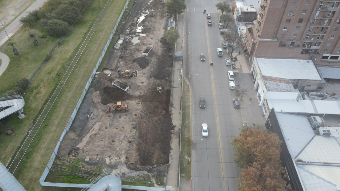 Quitaron árboles en el sector del Parque de La Vida donde el Municipio hará obras