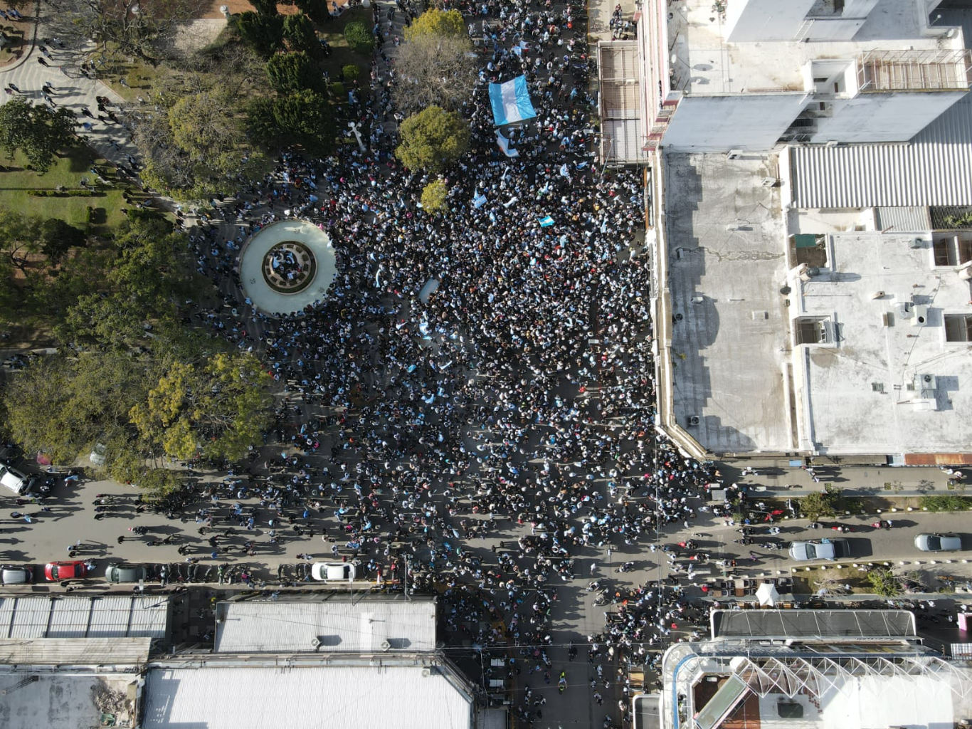 Argentina venció a Egipto, clasificó a cuartos y Villa María fue una fiesta