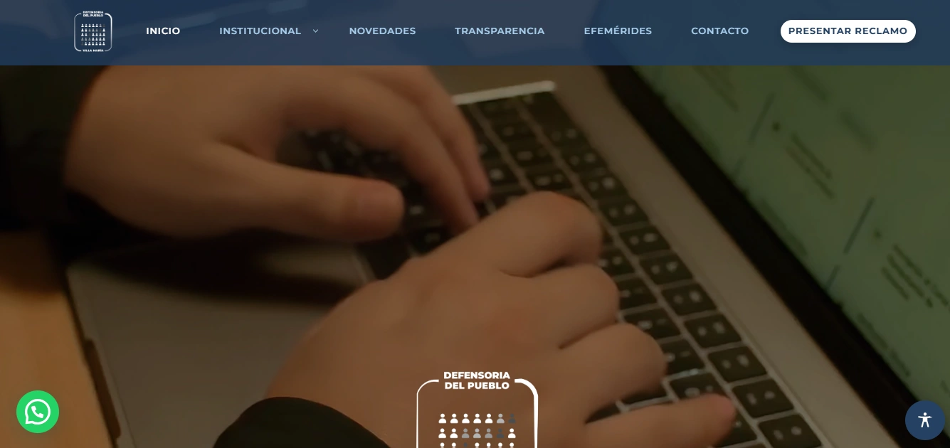 La Defensoría del Pueblo relanzó su web con herramientas que mejoran la accesibilidad