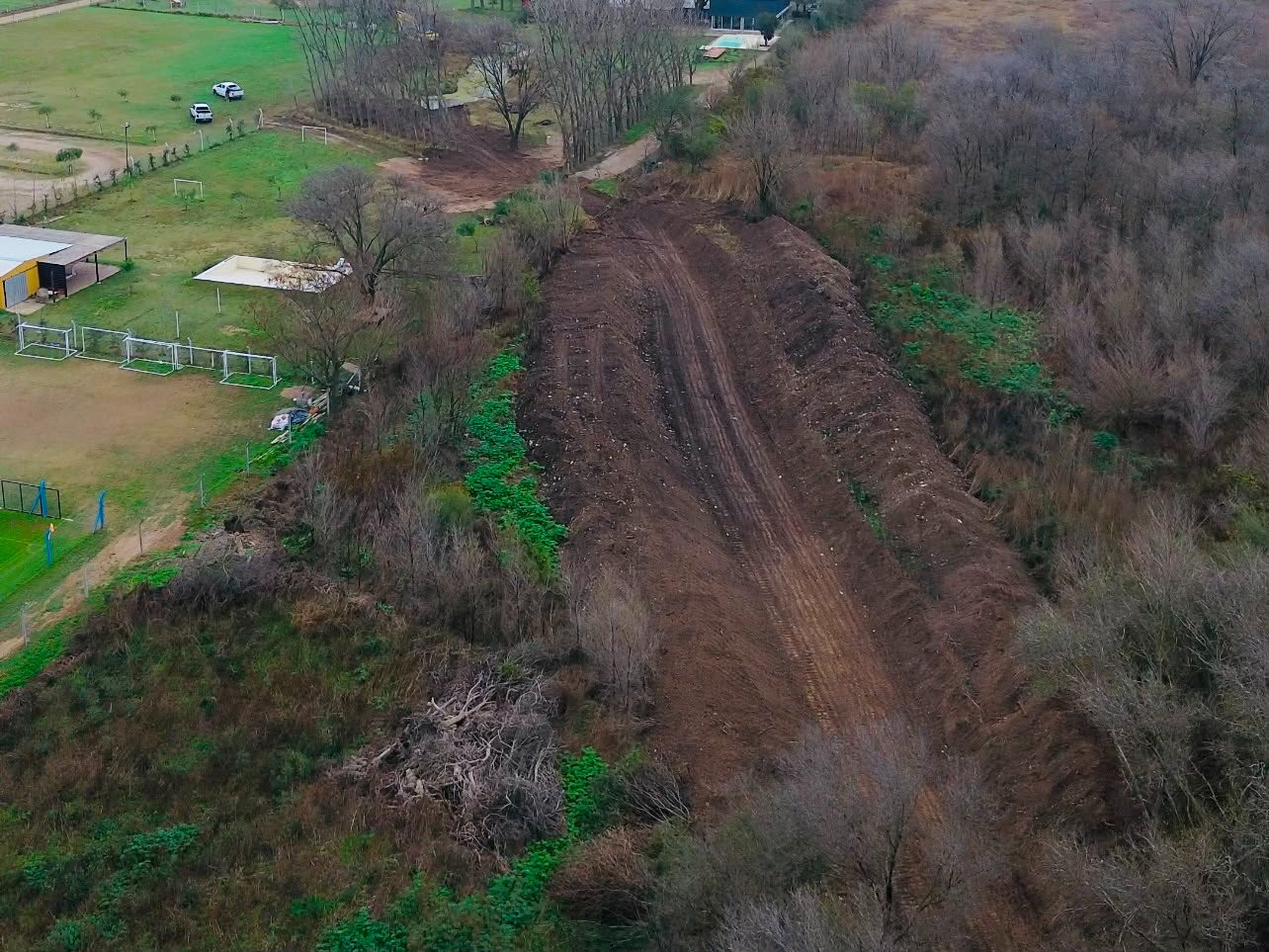 Avanza una obra estratégica en Los Castañones junto al gobierno provincial