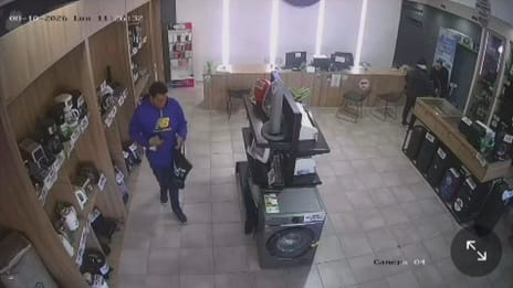 Robaron en el centro, los descubrieron por las cámaras y terminaron devolviendo las cosas