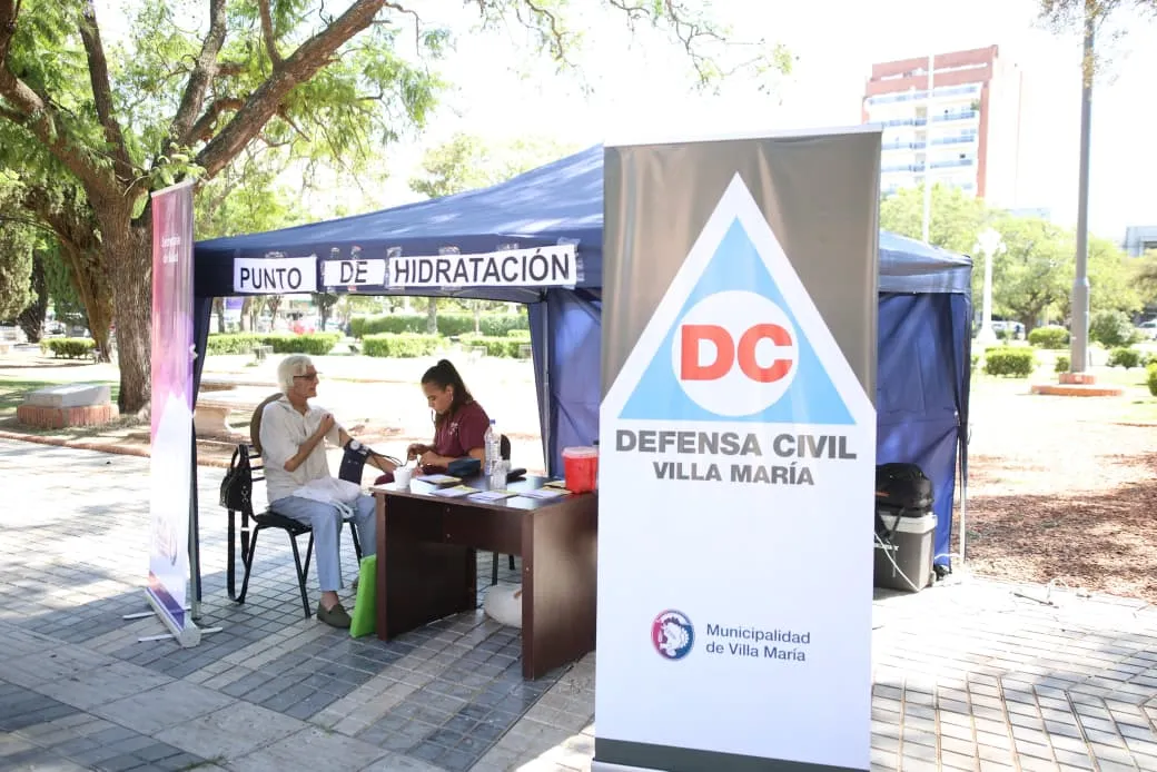 Ola de calor: activaron un punto  de hidratación